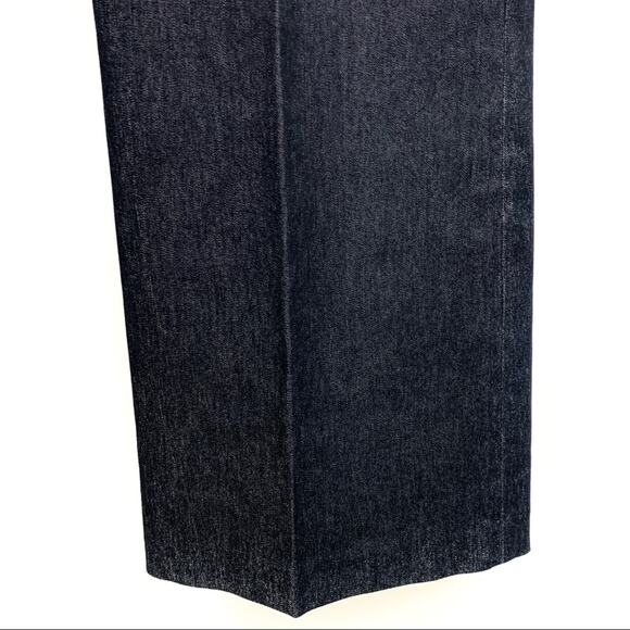 Smart Set Straight Leg Trouser Pants Chambray Denim Look Size 11 - Picture 7 of 9